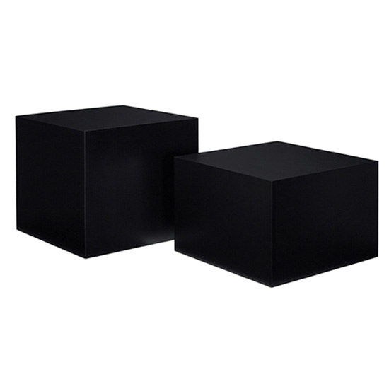 Cube End Table - Black